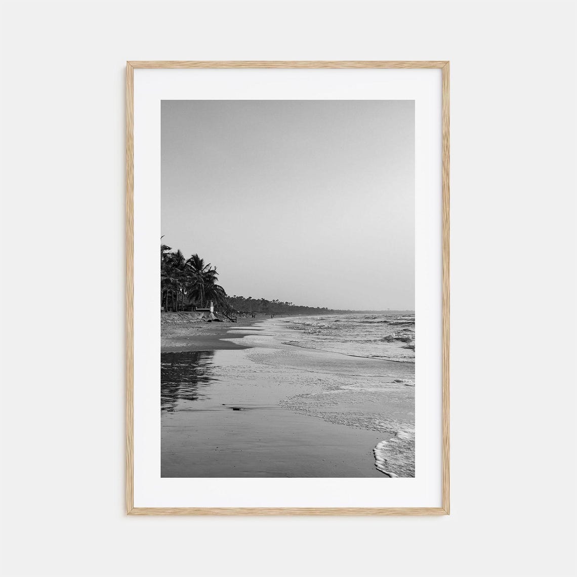 The Gambia Photo Poster Print Gambia Black And White Wall Art Gambia Wall Photography Gambia Travel Gambia Map Poster