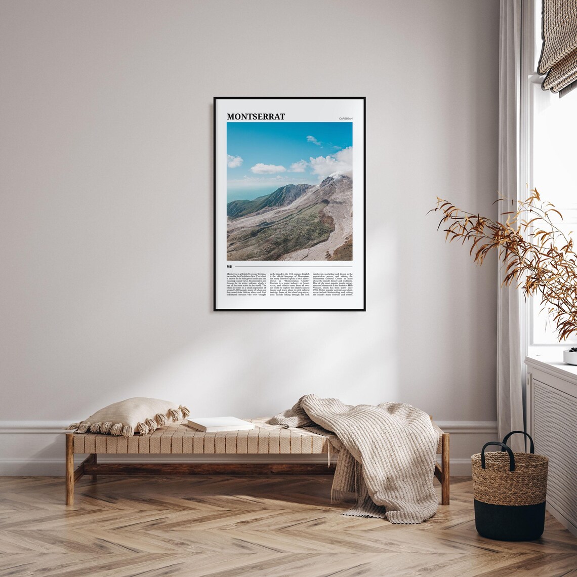Montserrat Travel Poster, Caribbean Wall Art - Image 4