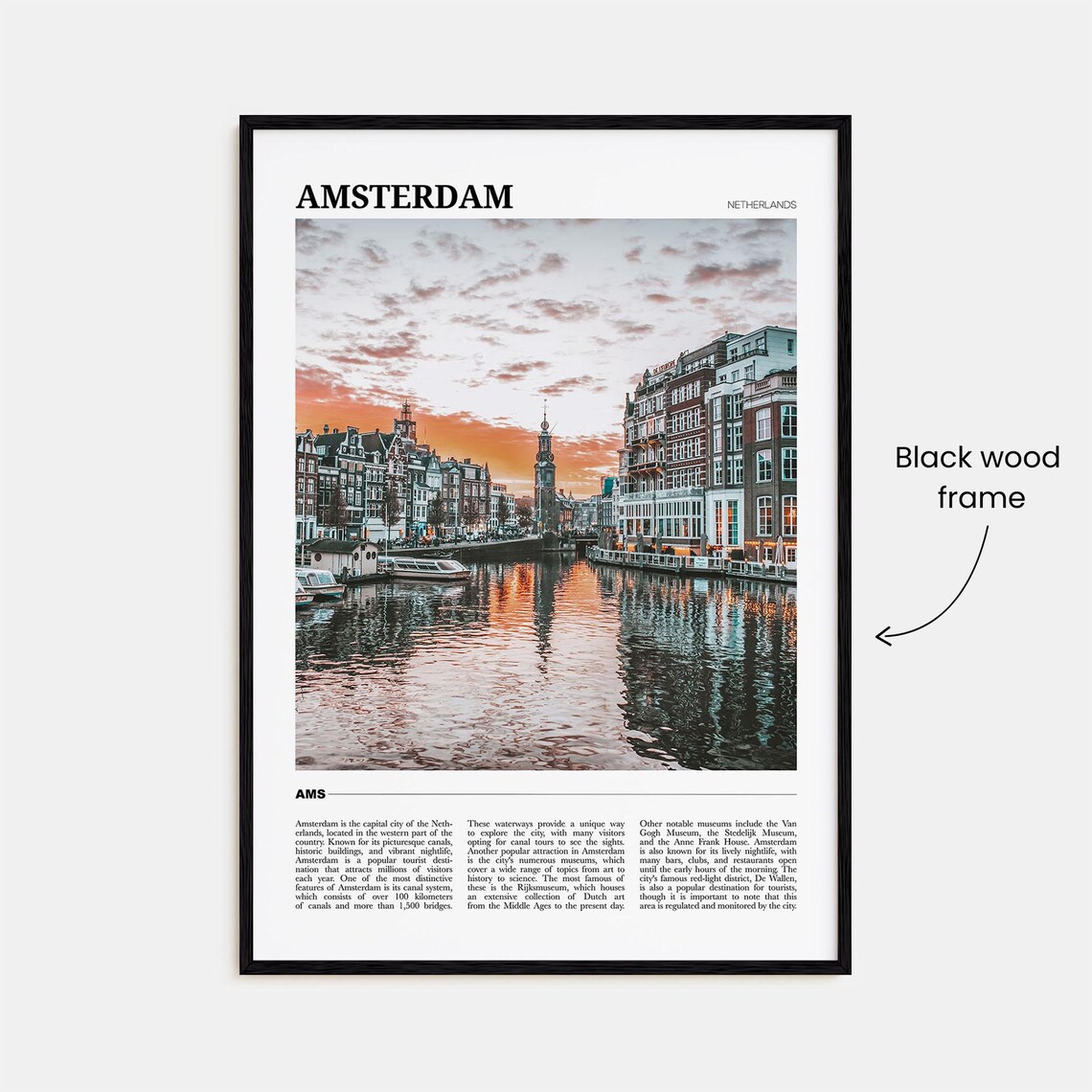 Amsterdam Photo Netherlands Art Print - Image 2