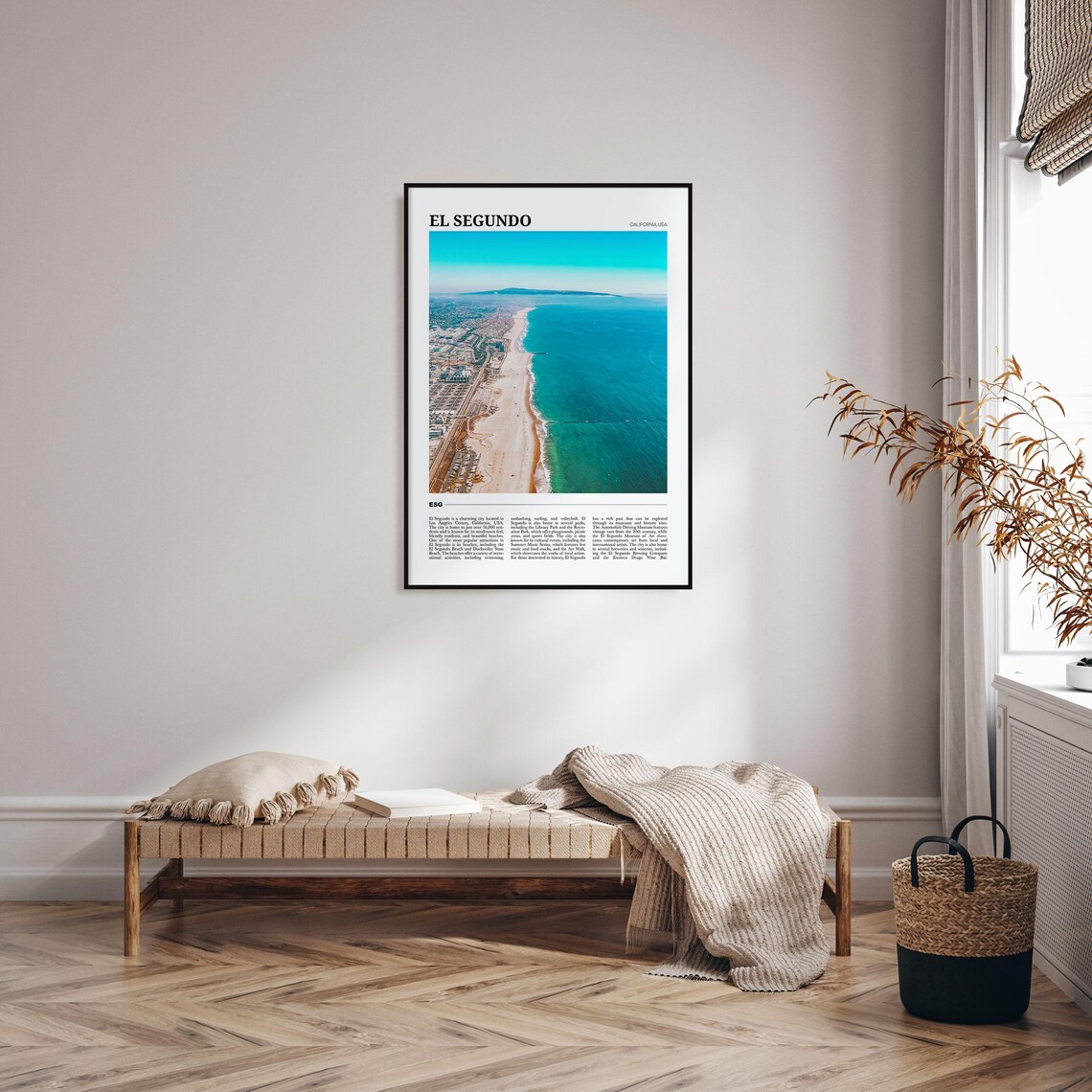 El Segundo Travel Poster, California Wall Art Print - Image 4