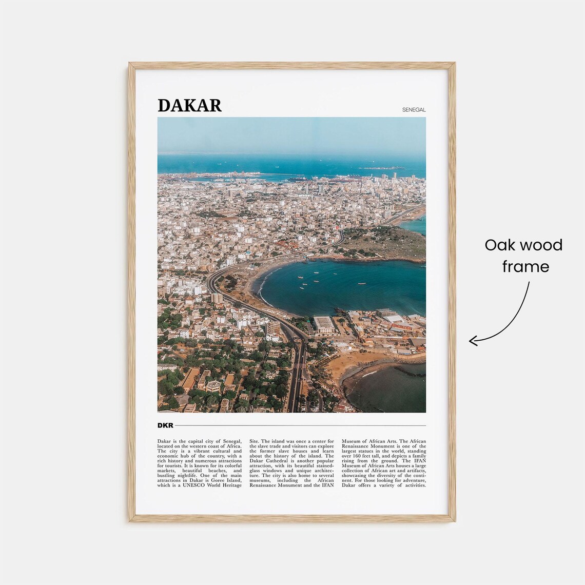 Dakar Travel Poster, Senegal Wall Art Print - Image 3