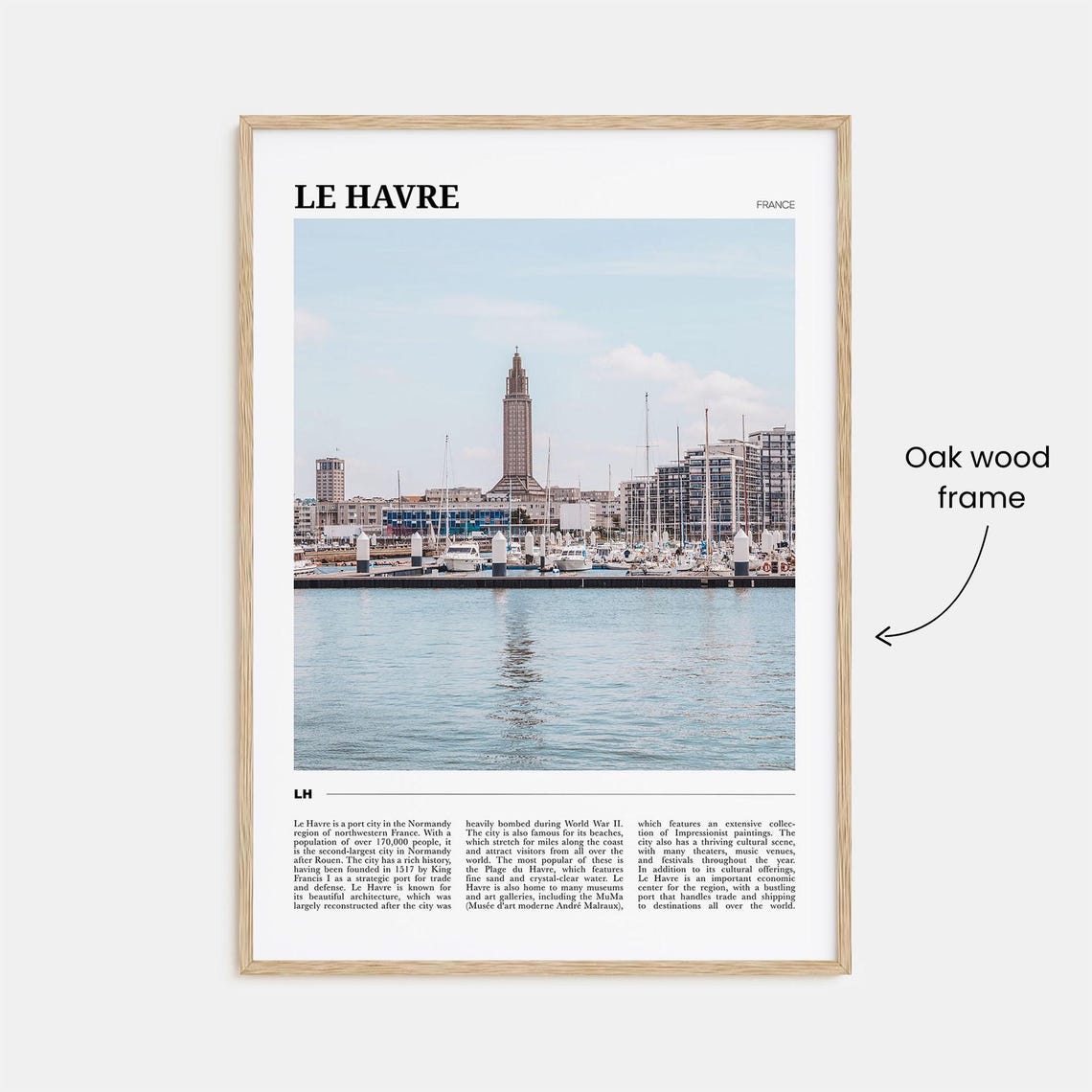 Le Havre Travel Poster Le Havre Wall Art Le Havre Poster Print Le Havre Photo Le Havre Decor France - Image 3