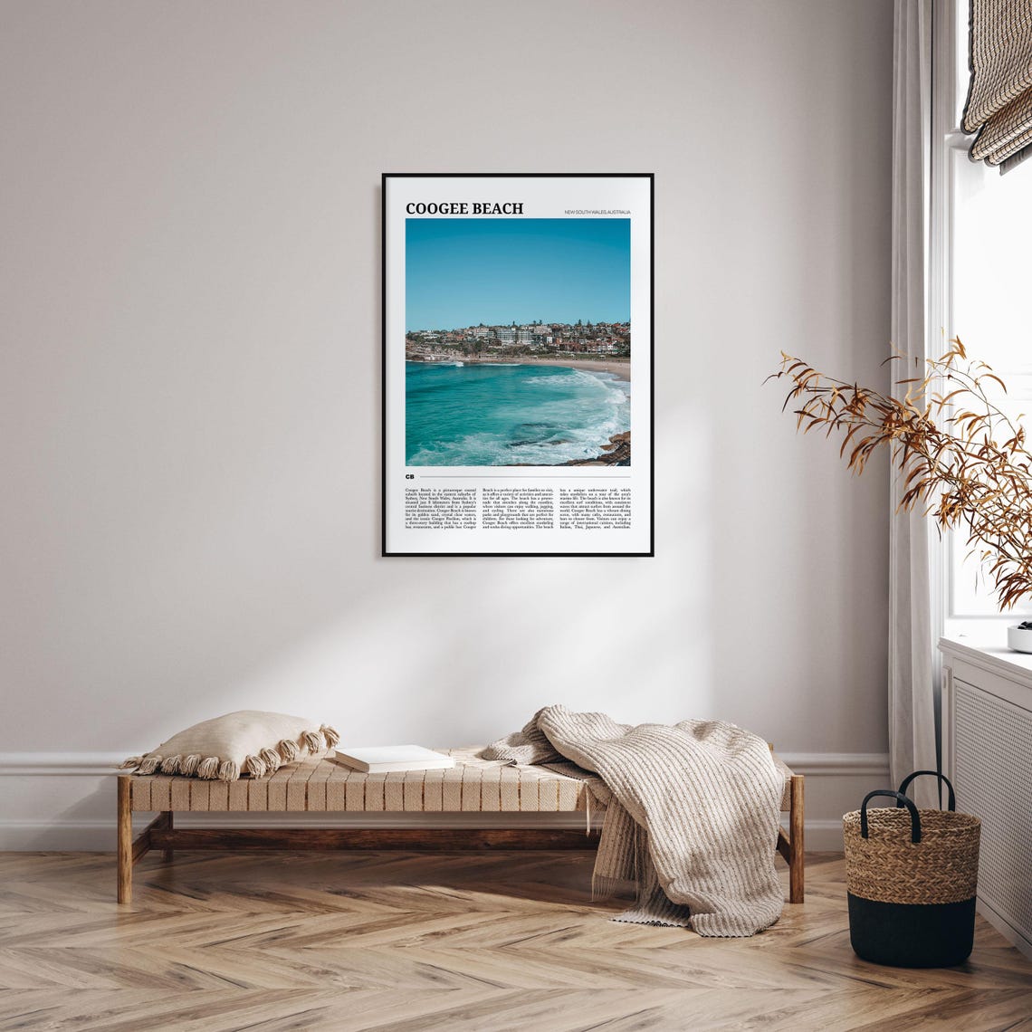 Coogee Beach Sydney Turquoise Surf Waves Coastal Travel Poster - Image 4
