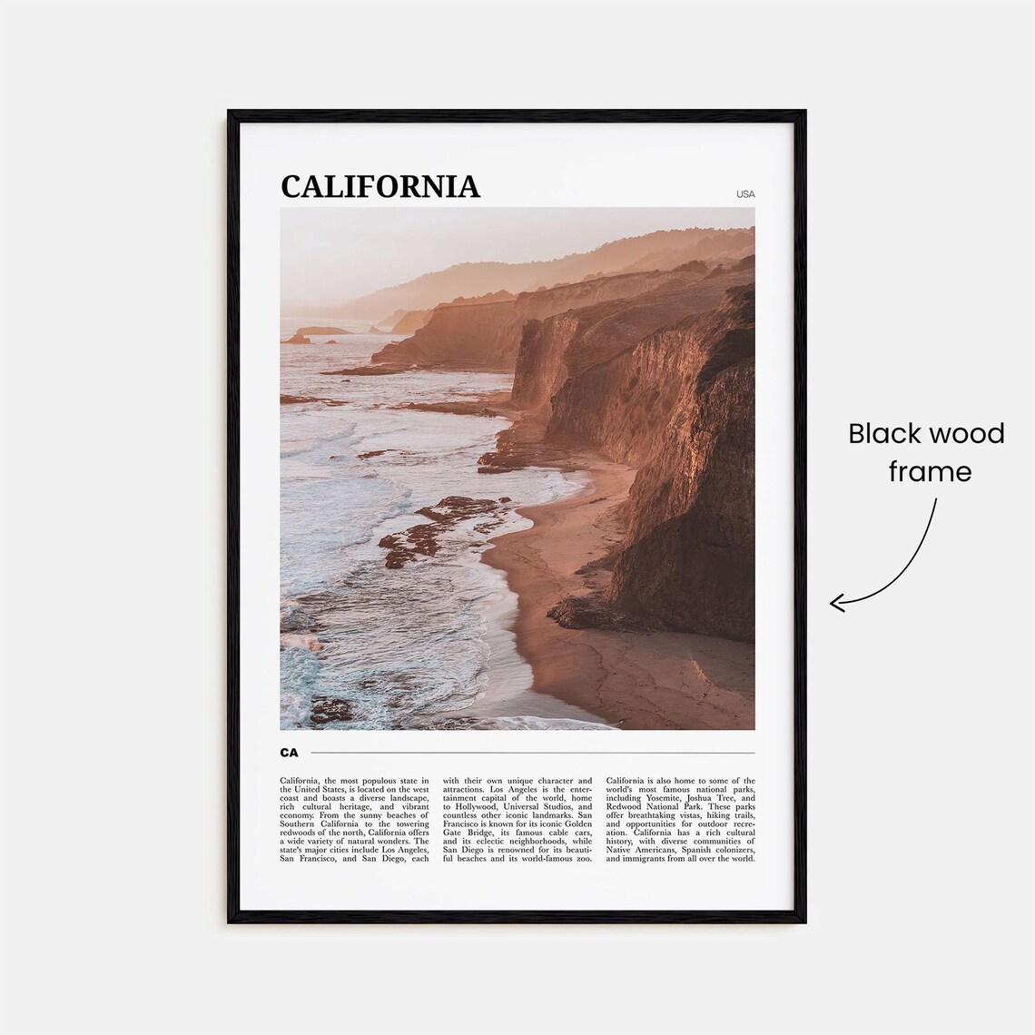 California Travel Poster No. 2, California Travel Poster - Image 2
