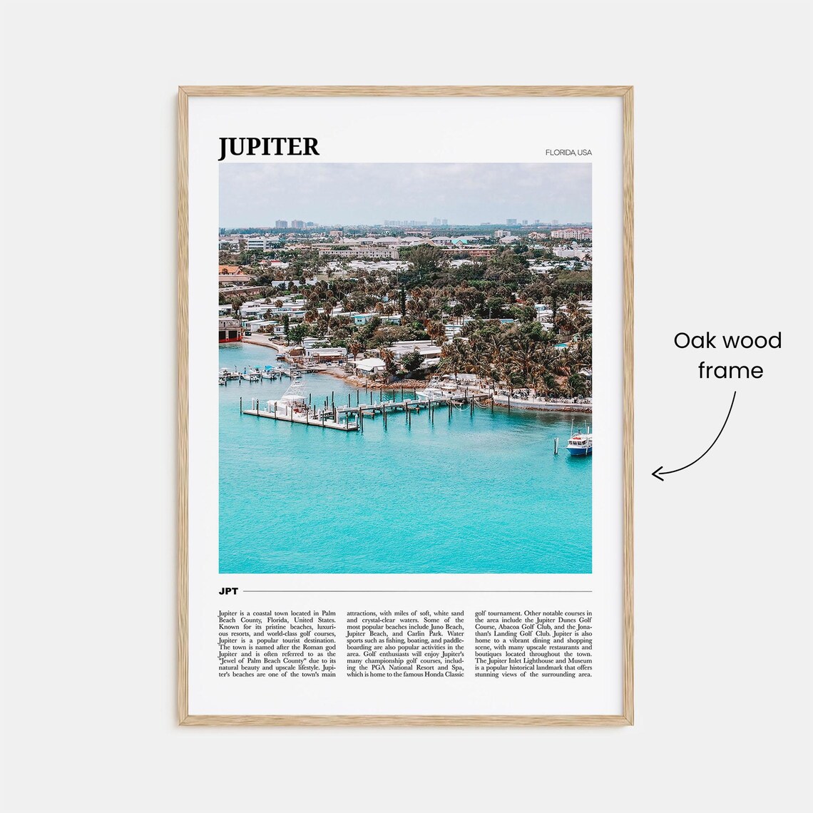 Jupiter Travel Poster, Florida USA Art Print - Image 3