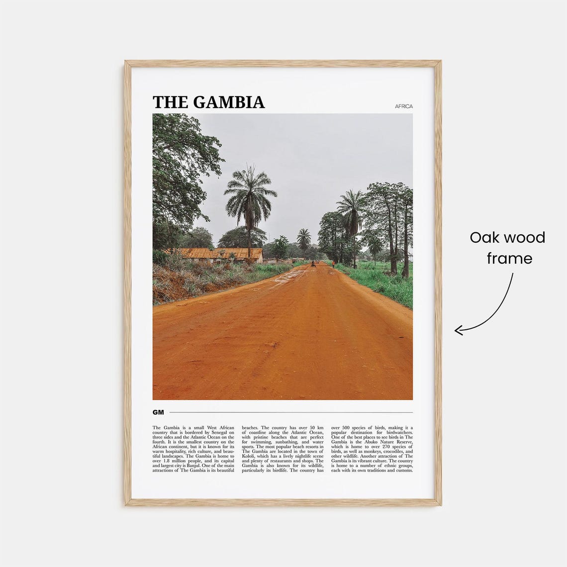 The Gambia Africa Travel Poster - Image 3
