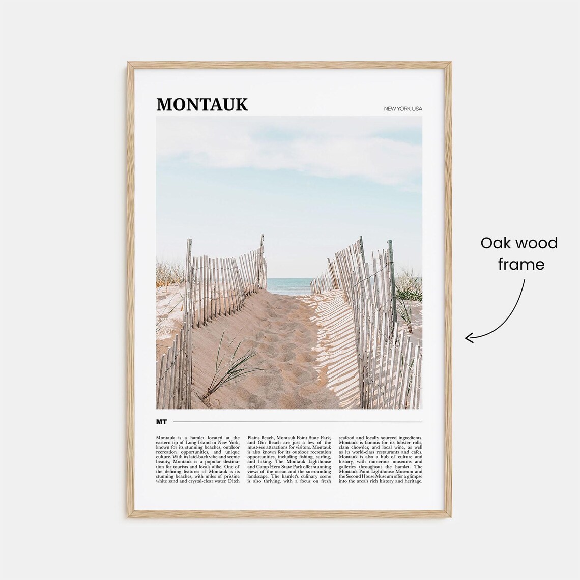 Montauk Travel Poster, New York USA Art Print - Image 3