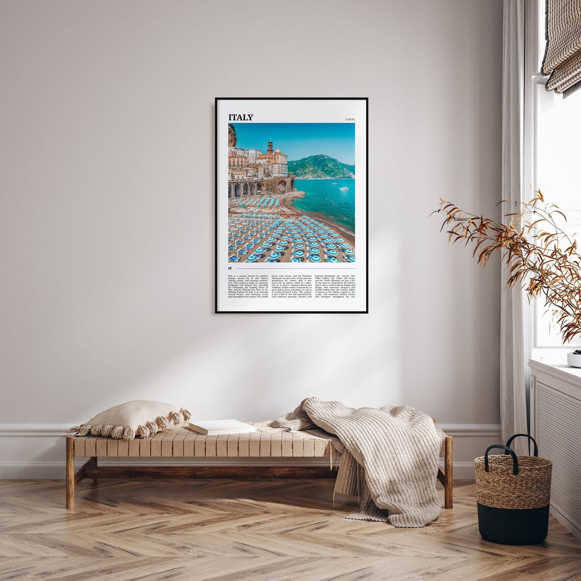 Italy Travel Poster, Europe Wall Art Print - Image 4