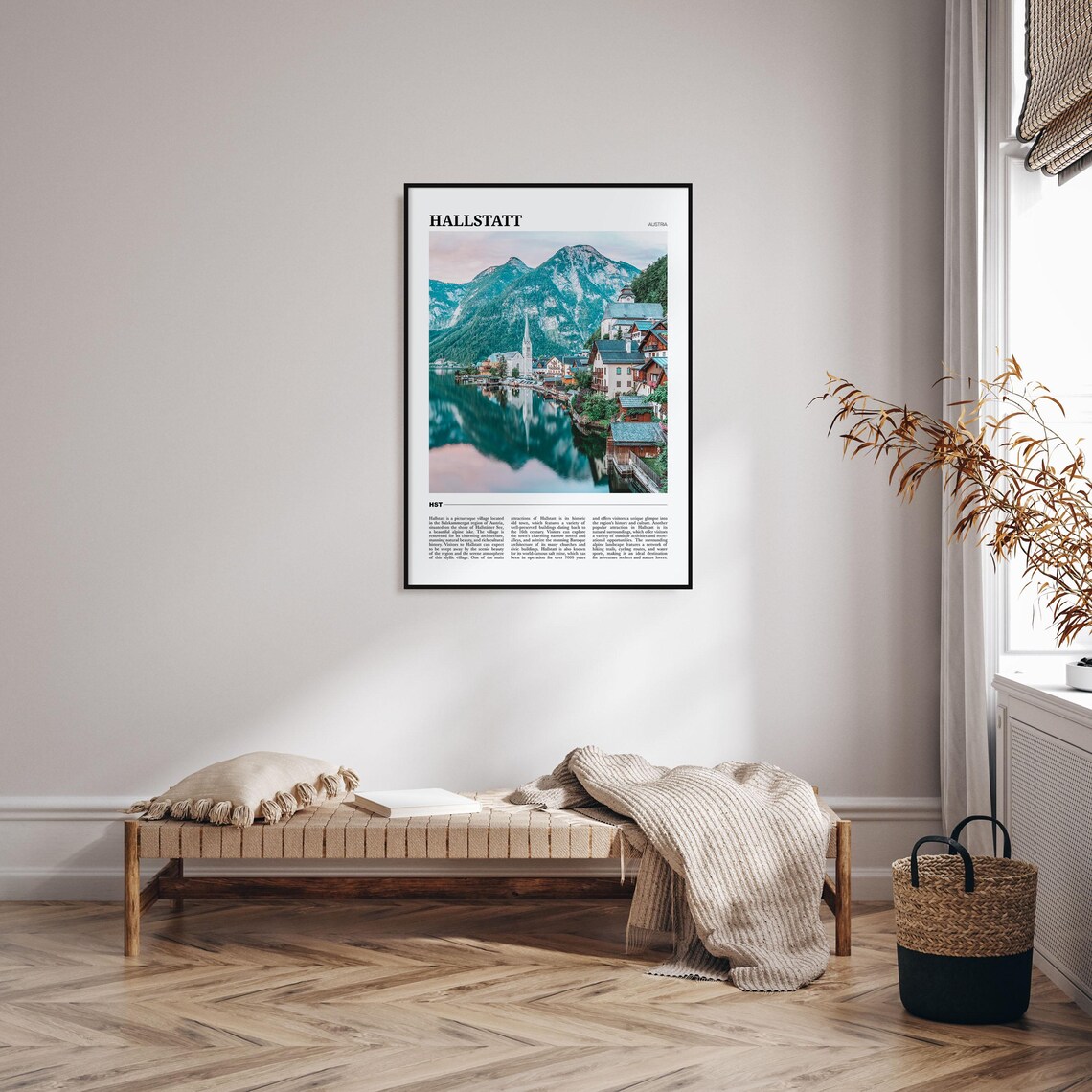 Hallstatt Travel Poster, Austria Wall Art Print - Image 4