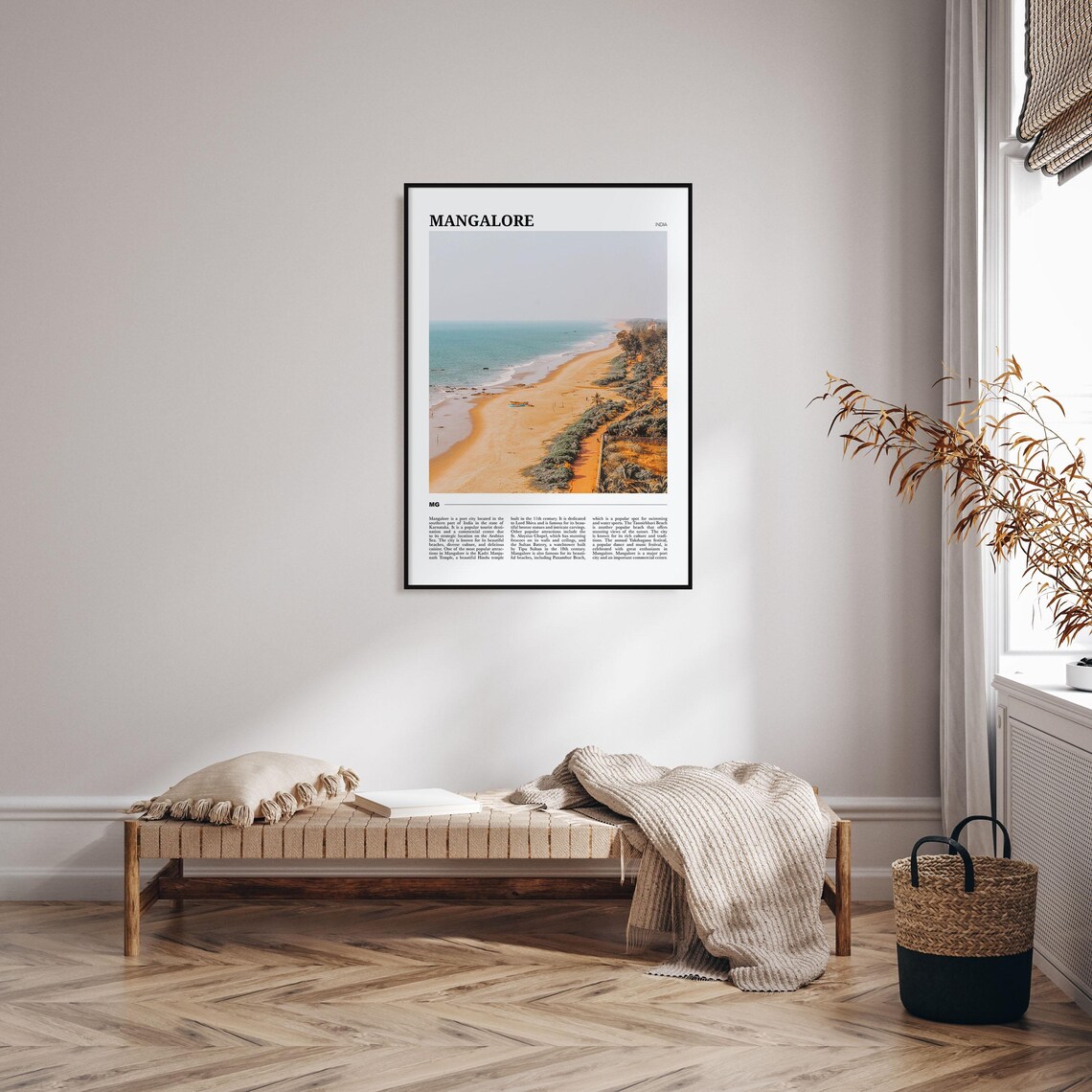 Mangalore Travel Poster, India Wall Art Print - Image 4