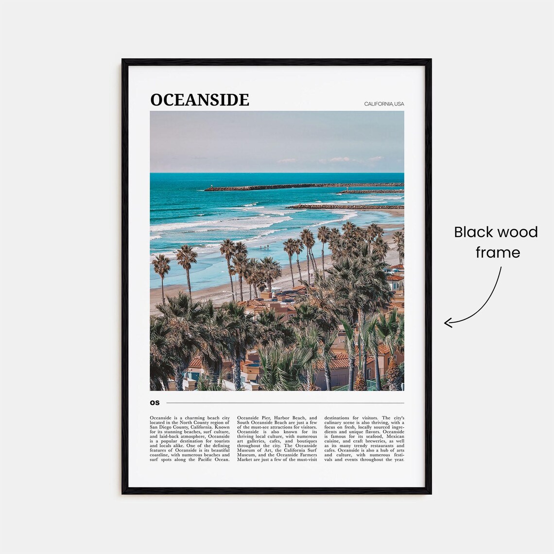 Oceanside Travel Poster No. 2, California USA - Image 2