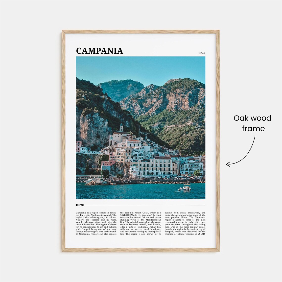 Campania Travel Poster, Italy Wall Art Print - Image 3