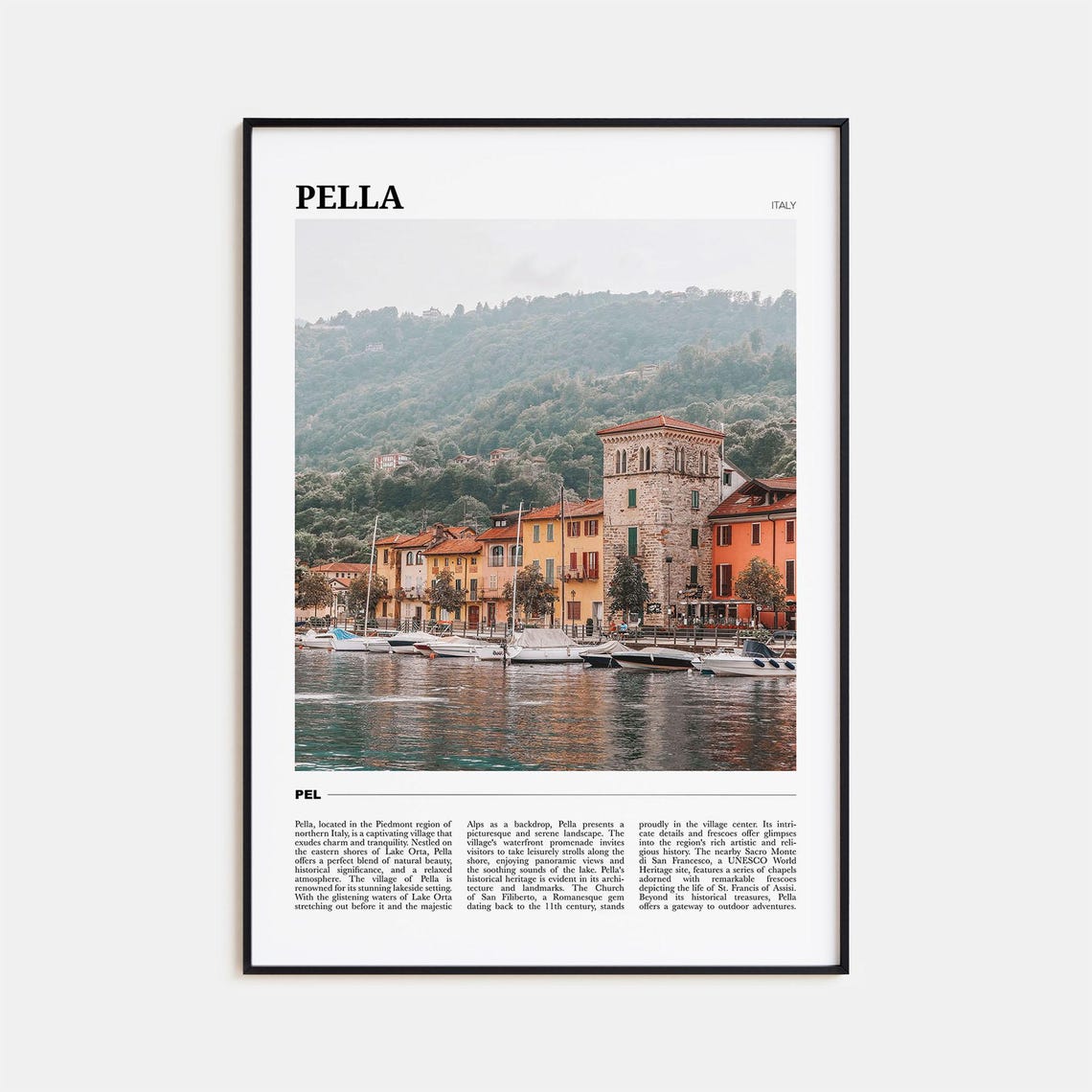 Pella Travel Poster Italy No 2 Pella Wall Art Pella Poster Print Pella Photo Pella Decor Italy