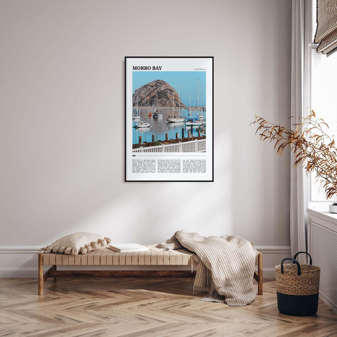 Morro Bay Travel Poster, California USA Art Print - Image 4