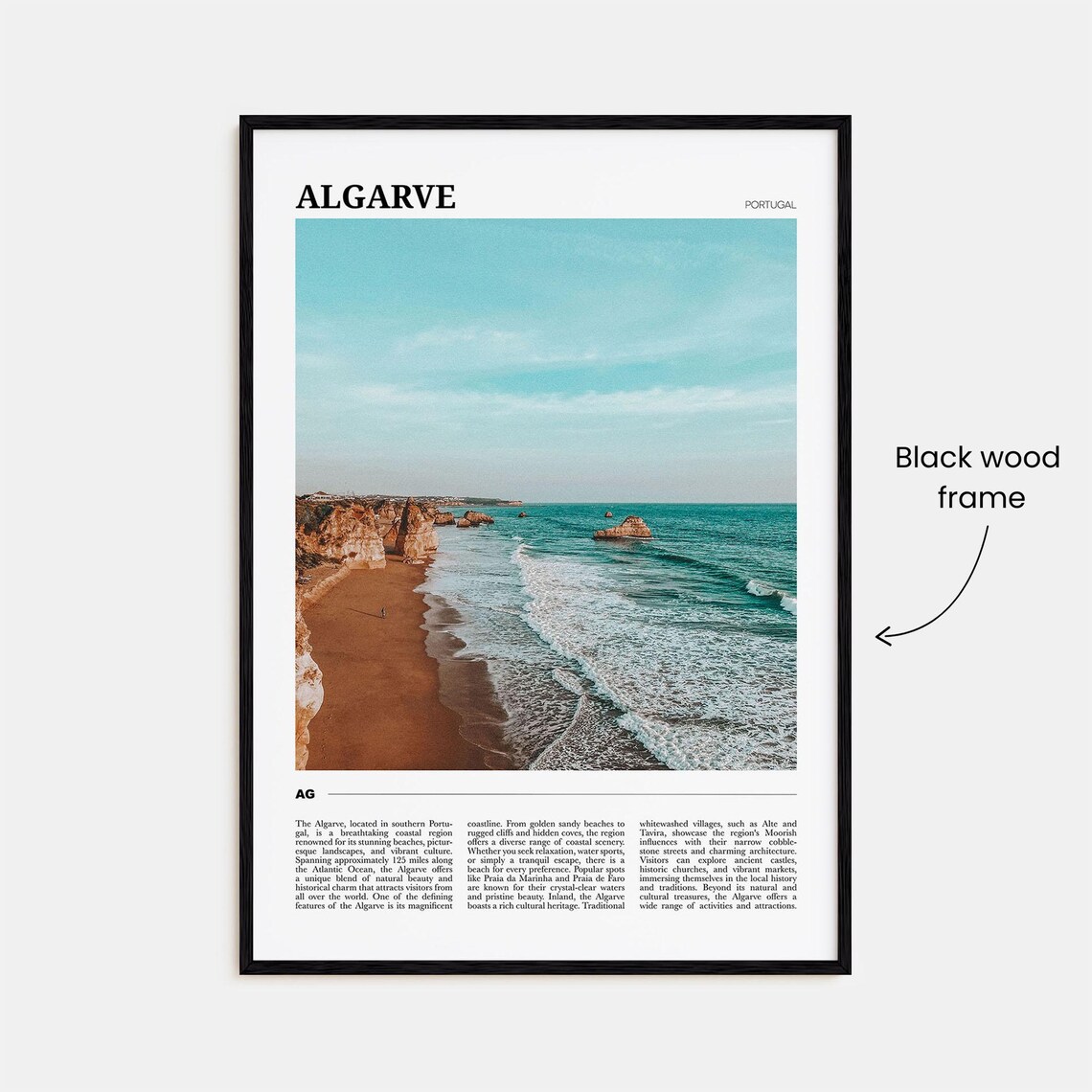 Algarve Portugal Decor Travel Poster - Image 2