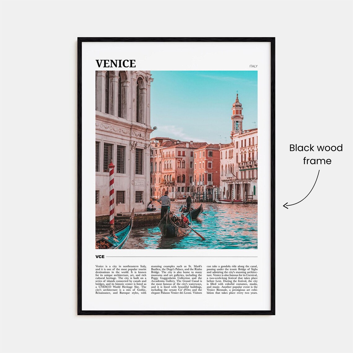 Venice Travel Poster, Italy Travel Poster - Image 2