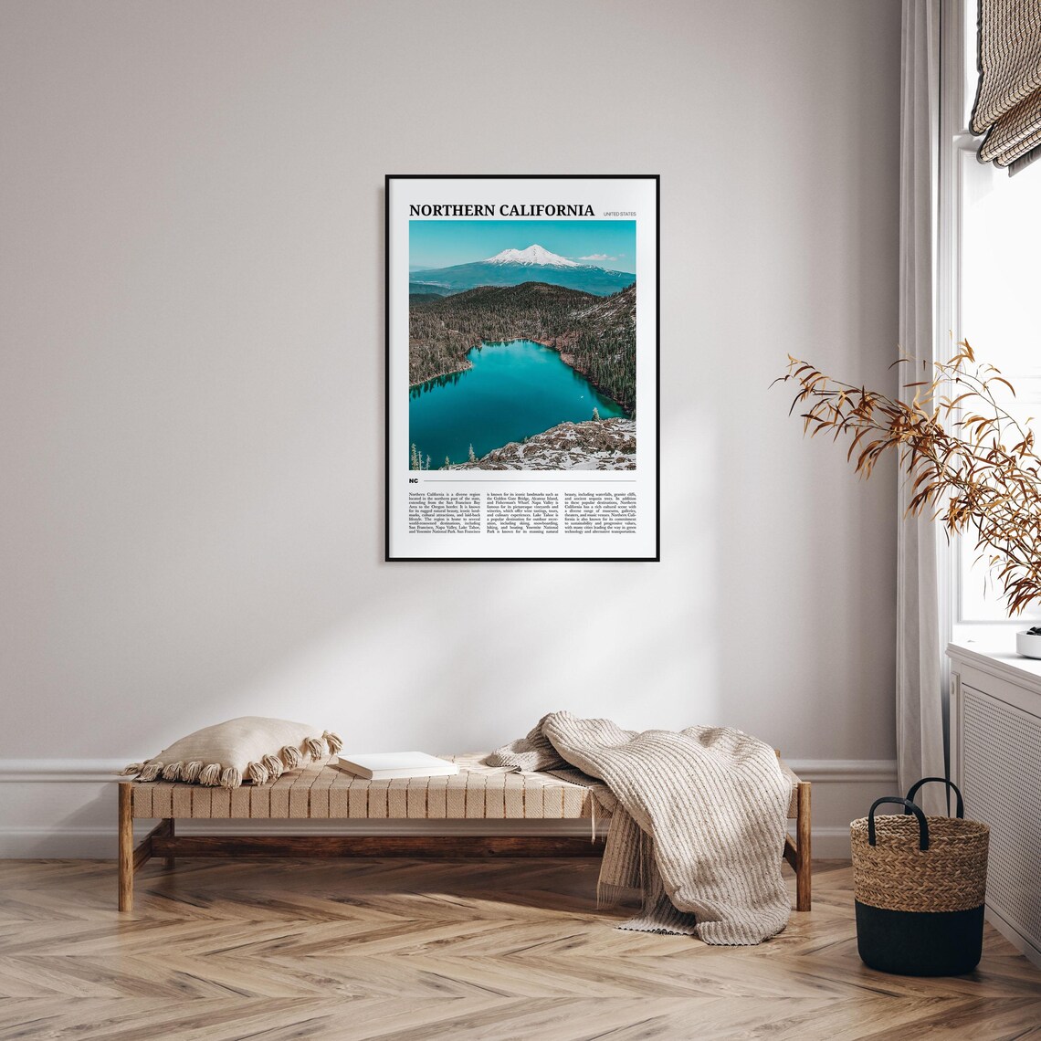 Northern California Travel Poster, Regional Wall Art - Image 4