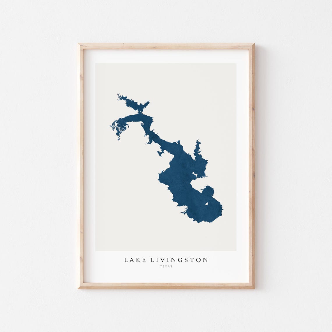 Lake Livingston Texas Travel Poster