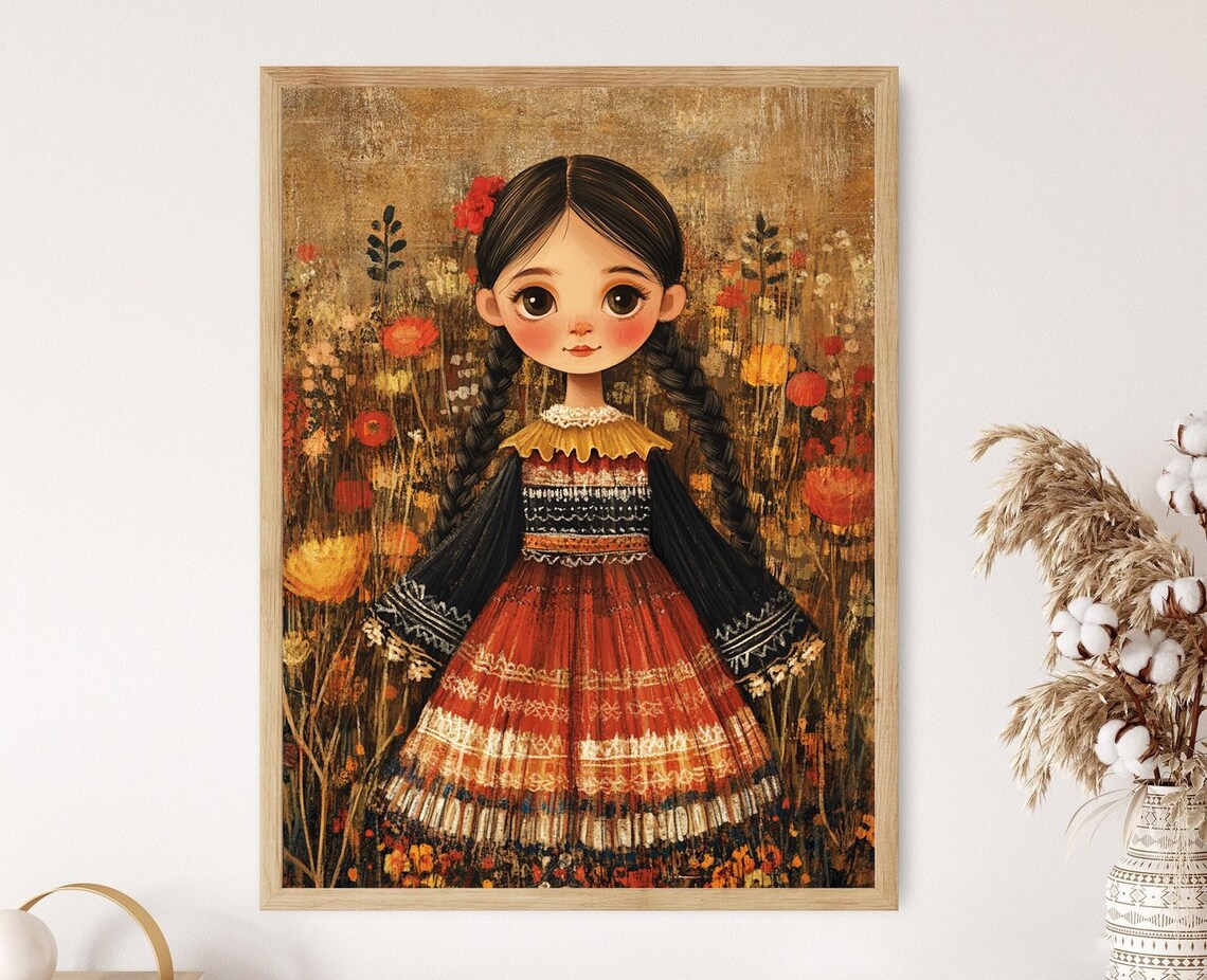 Cornhusk Doll Traditional Muecas Artesana