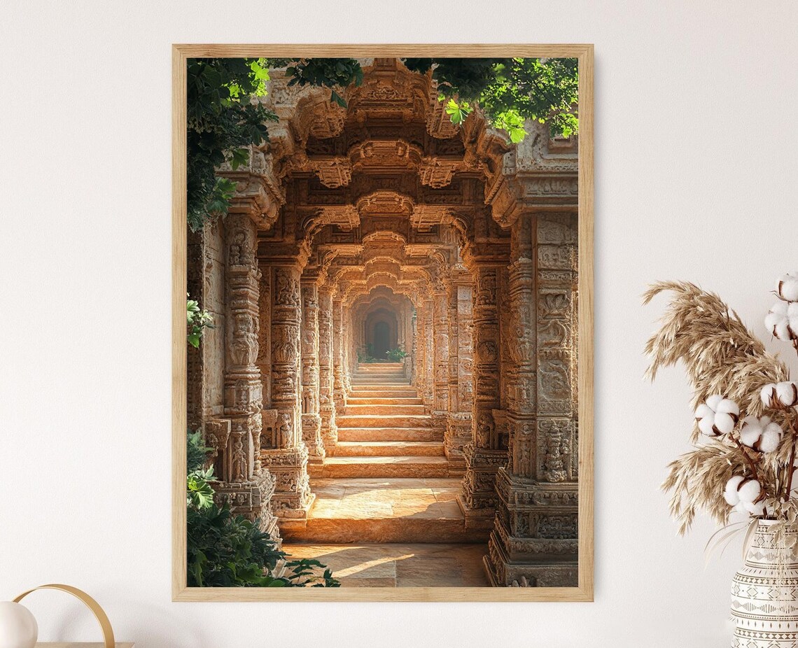 Gujarati Stepwell Architecture, Intricate Stone Carvings