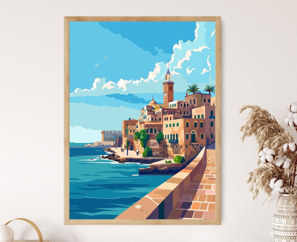 Jaffa Art Print, Ancient Port and Historic Charm