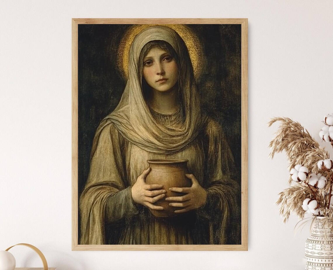 Martha Of Bethany Portrait, Christian Devotion