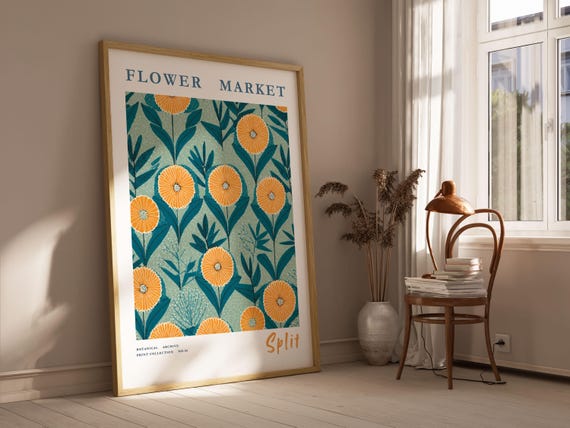Croatia Flower Market Print Prints Poster Matisse Wall Art