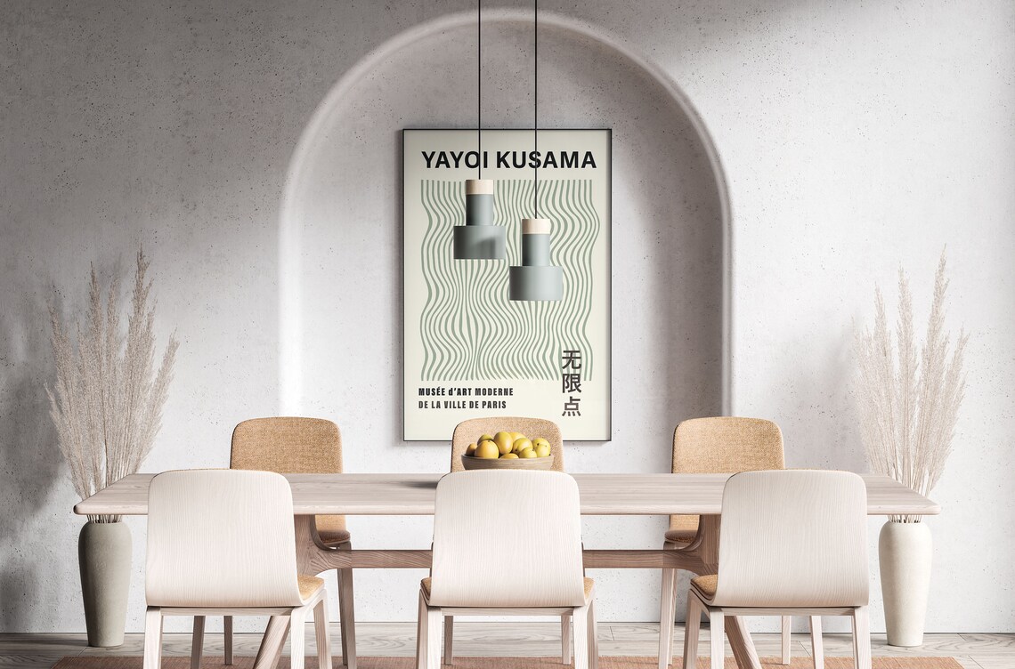Yayoi Kusama Exhibition Poster, Japanese Decor Print - Image 4