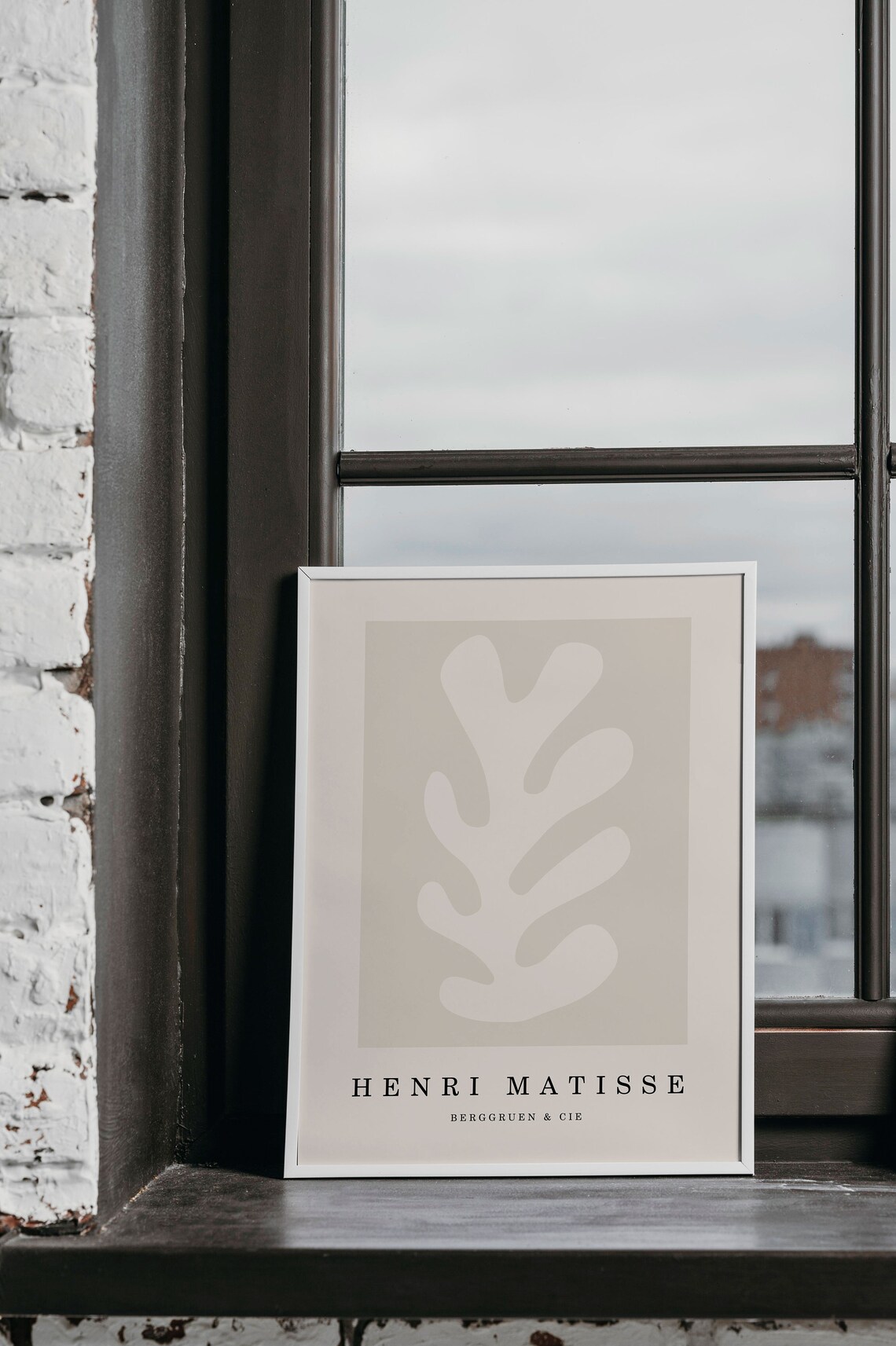 Matisse Beige Poster Henri Matisse Art Print Boho Wall Art Matisse Abstract Wall Art Minimalist Wall Decor Scandi Decor - Image 4