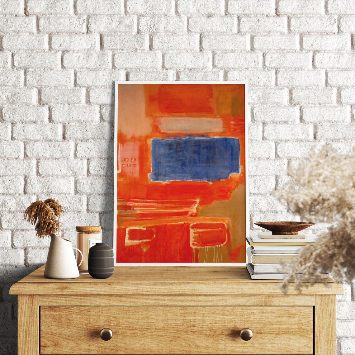 Mark Rothko Redblue Minimalist Exhibition Poster - Image 5
