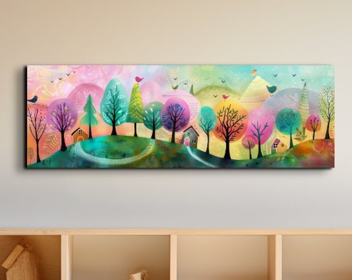 Mystical Forest Children's Nursery Art Print