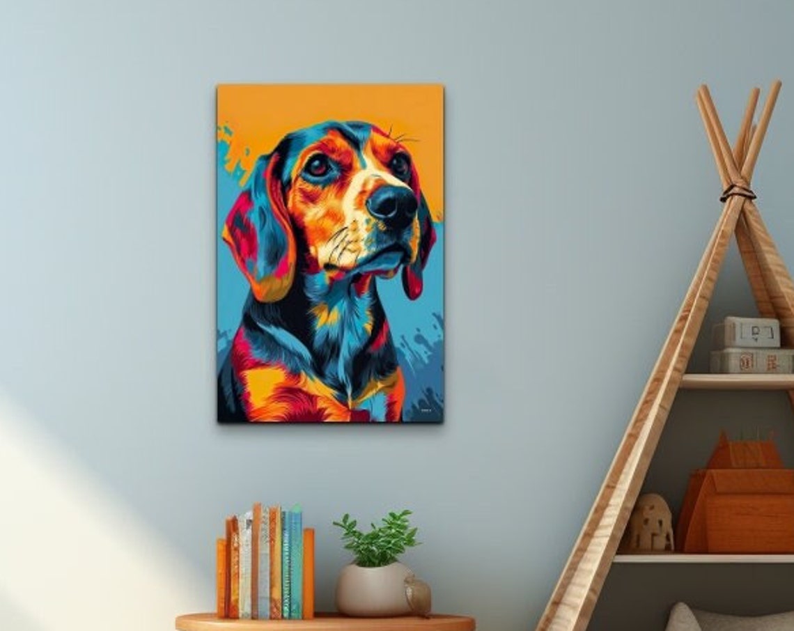 Beagle Pop Art Print