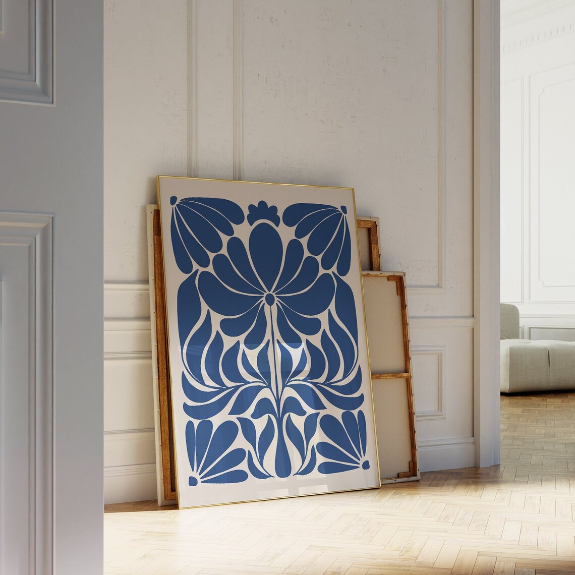 Norway Folk Art Botanical Art Print, Scandinavian - Image 2