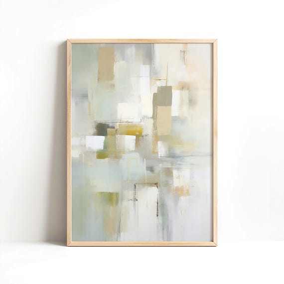 Abstract Pastel Painting Neutral Abstract Art Instant Print Modern Minimalist Poster Wall Decor
