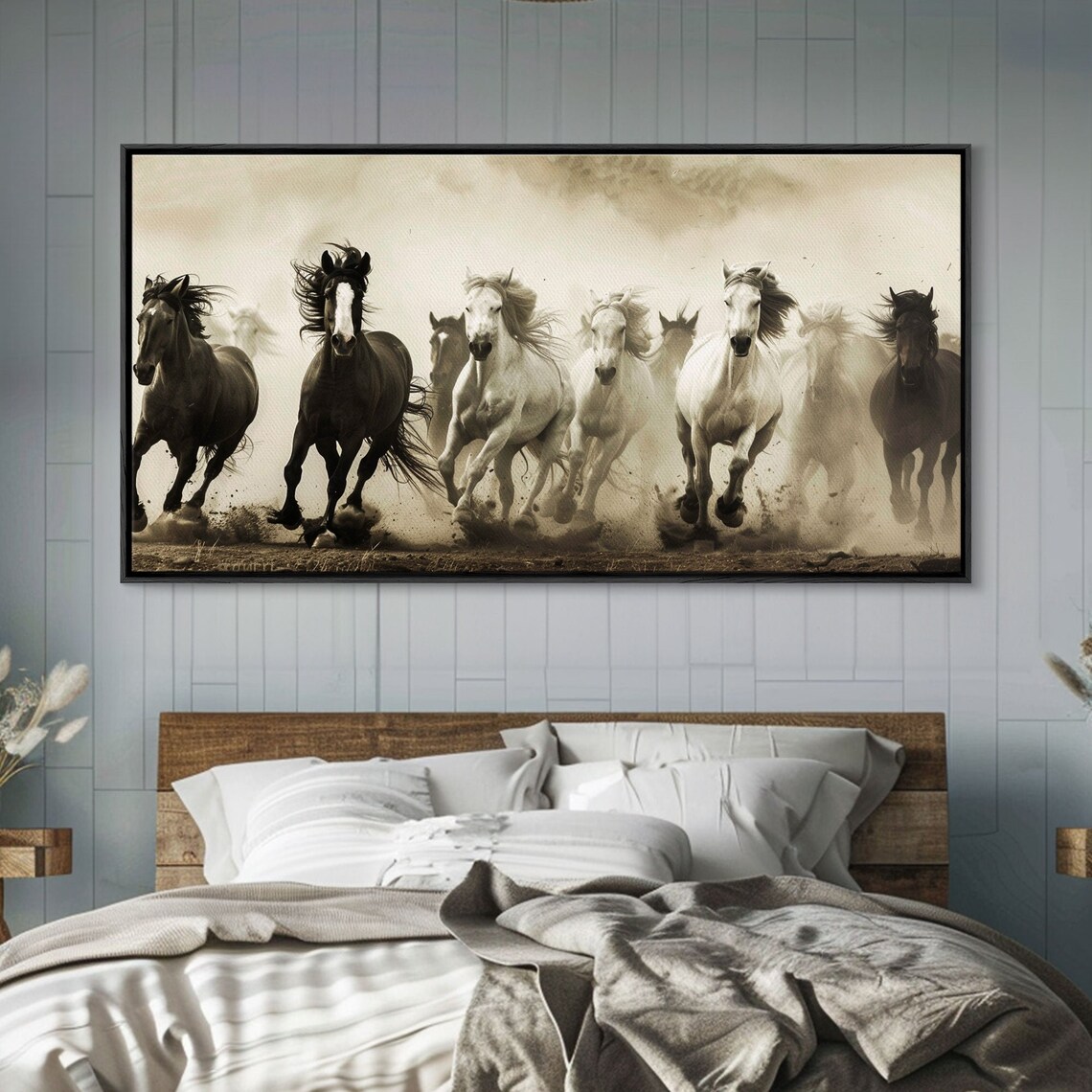 Majestic Running Horses, Western Wall Art Print - Image 5