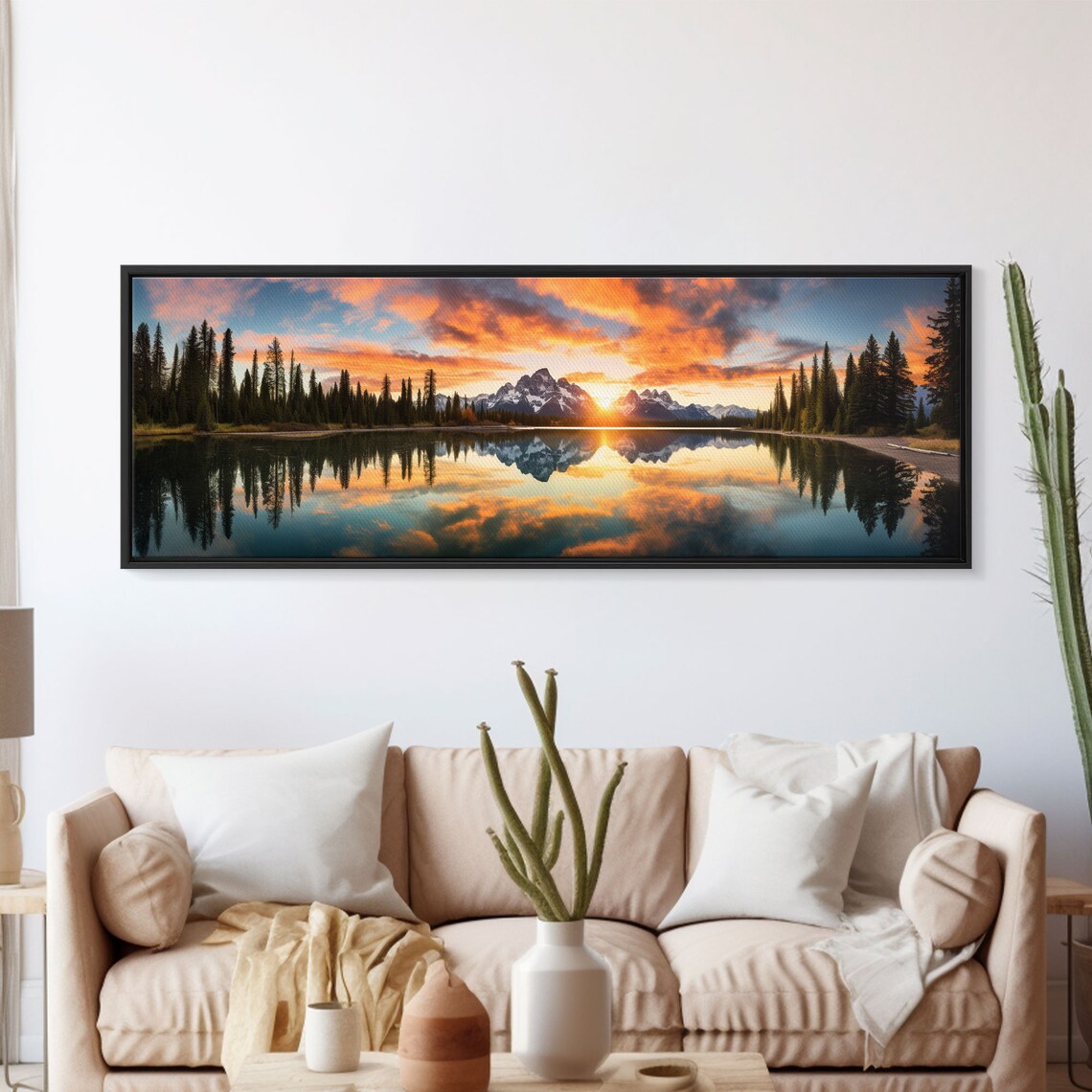 Grand Teton National Park Panoramic Art Print