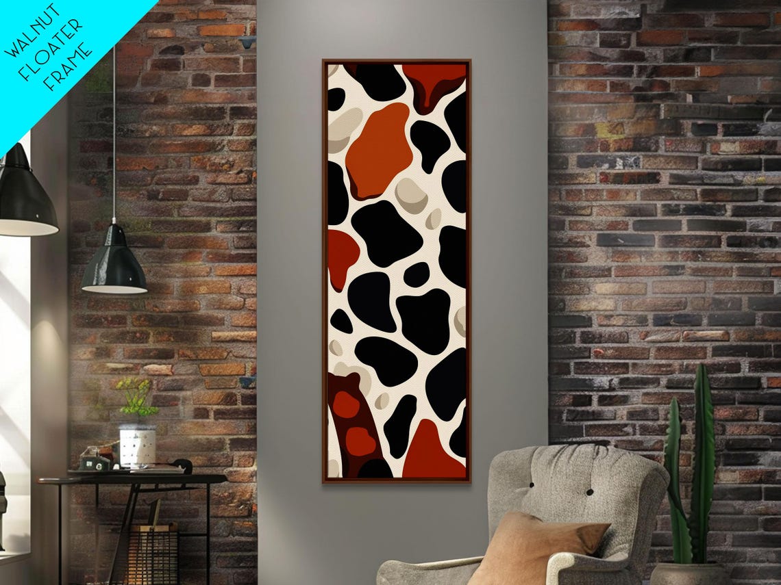 Abstract Stone Pebble Pattern Neutral Tones Modern Art Print - Image 5