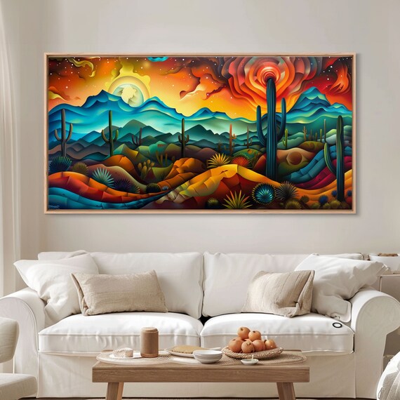 Majestic Misty Mountain Landscape Beautiful Framed Print Perfect For Living Room Art Rustic Bedroom Decor Wildlife Wall Art