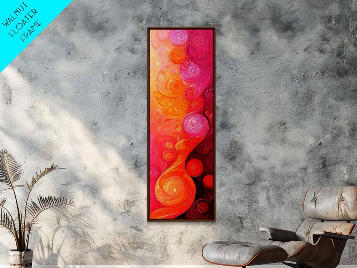 Pastel Pink Orange Swirl Abstract Art Soft Candy Colors Poster - Image 6