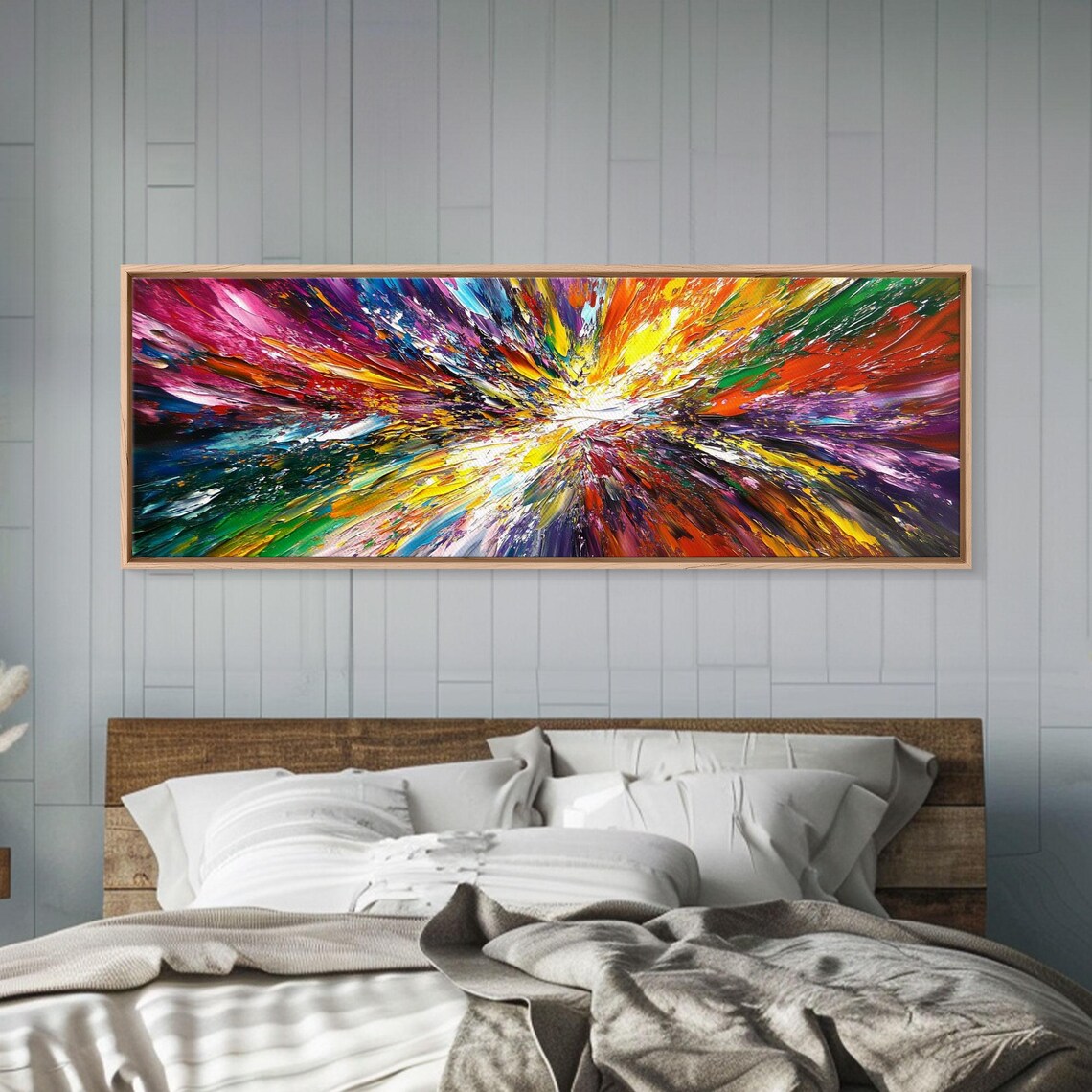 Light Tunnel Abstract Art Print, Color Splash - Image 2