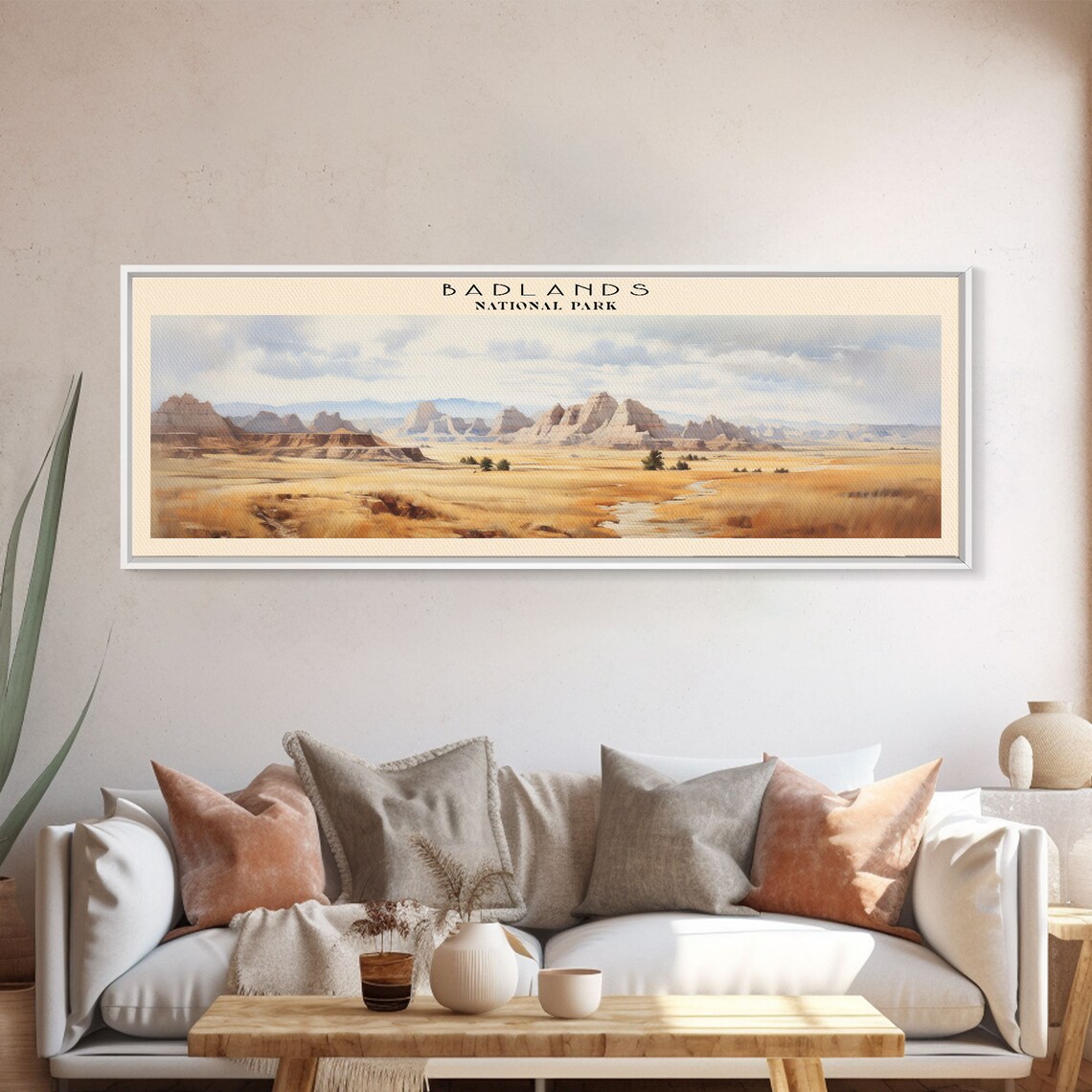 Badlands National Park, Minimalist Travel Poster - Image 5