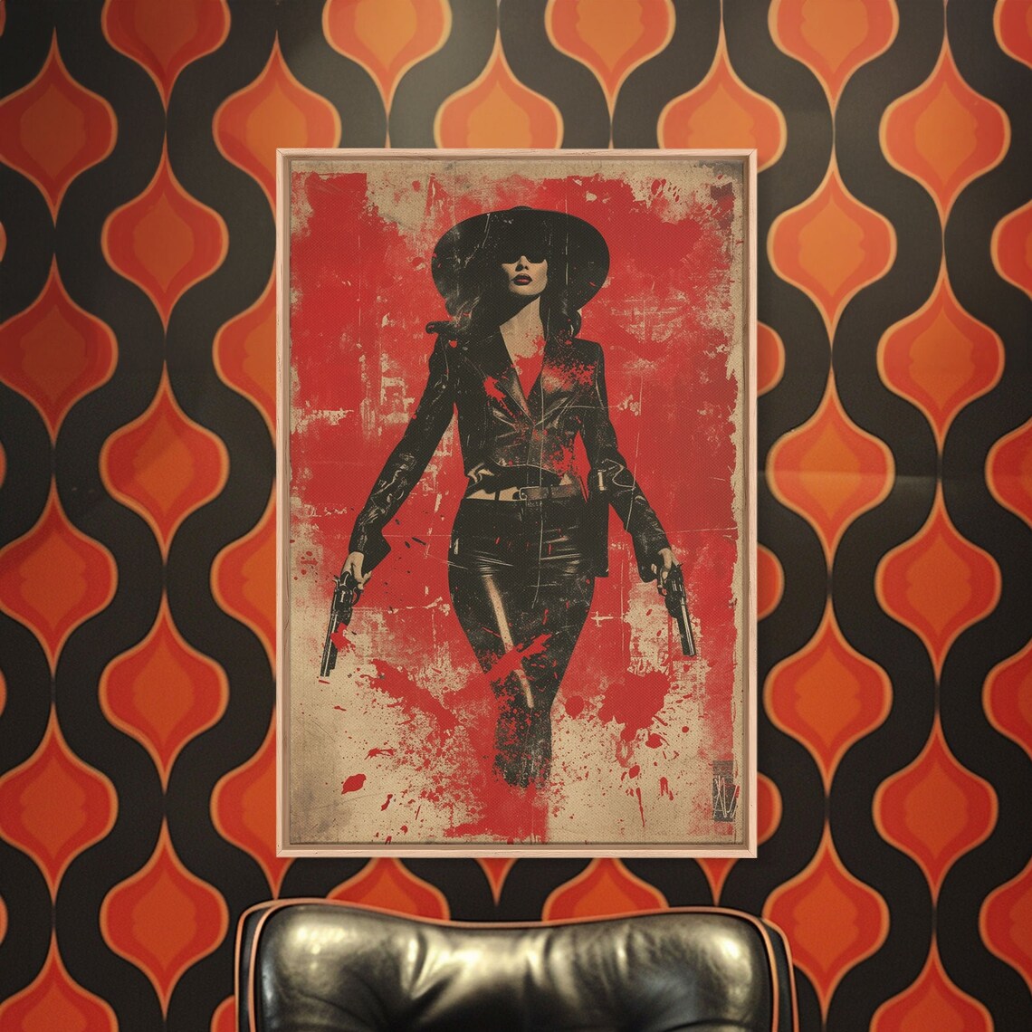 Western Cowgirl Book Cover Art, Modern Western Poster