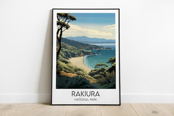 Rakiura National Park Coastal Beach Bush Scenic Travel Wall Art