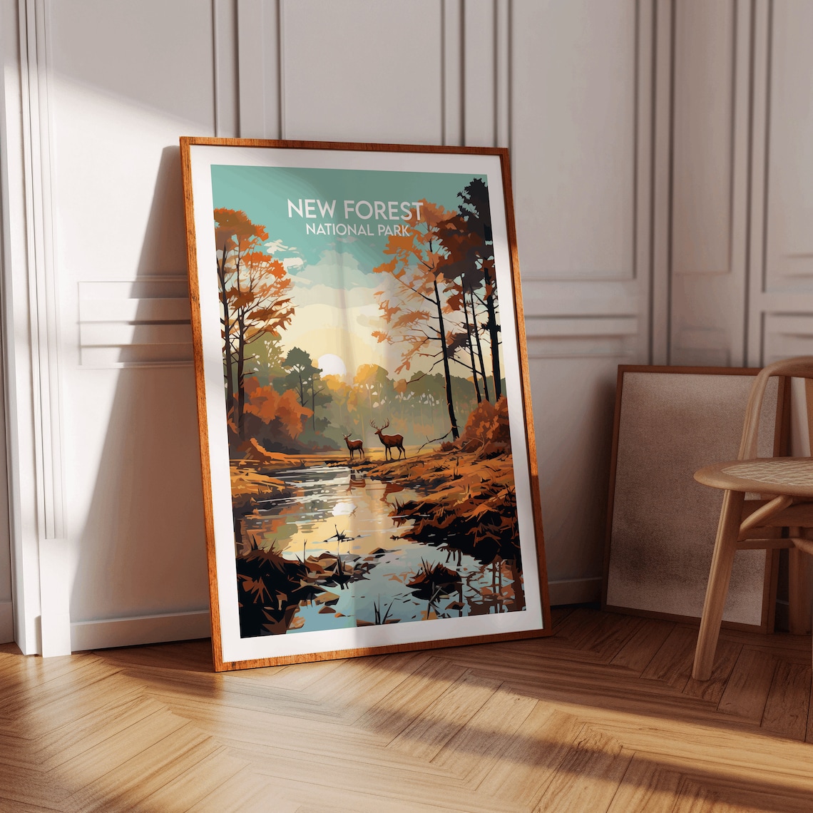 New Forest National Park Travel Print Art Print - Image 2