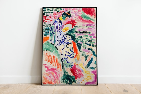 Matisse La Japonaise Exhibition Print Poster A3 A4 A5 Ultra High Quality Classic Vintage Flowers Home Decor Wall Art Deco