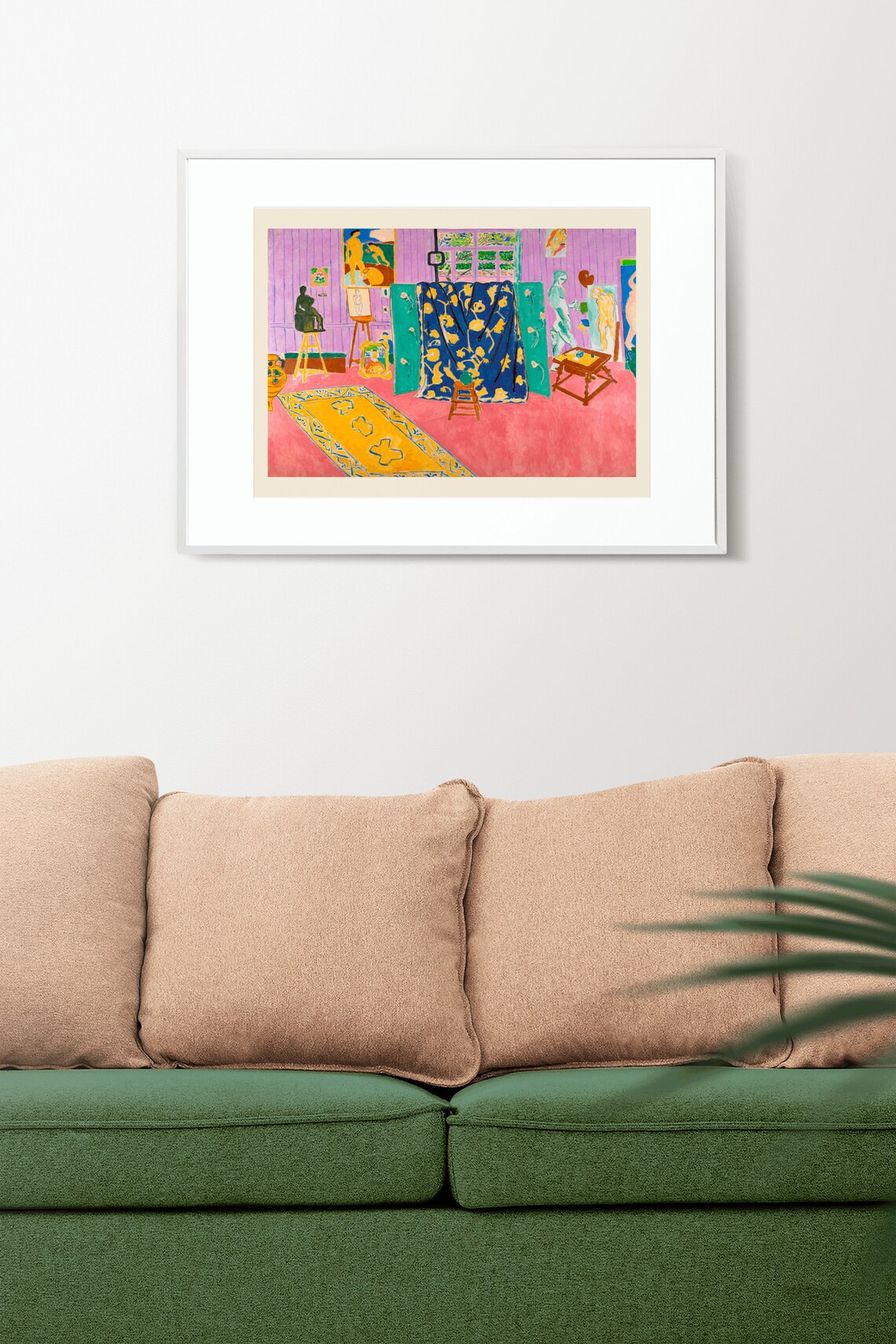 Matisse Pink Studio Bordered Exhibition Print Poster A3 A4 A5 Ultra High Quality Classic Vintage Flowers Home Decor Wall Art Deco - Image 2