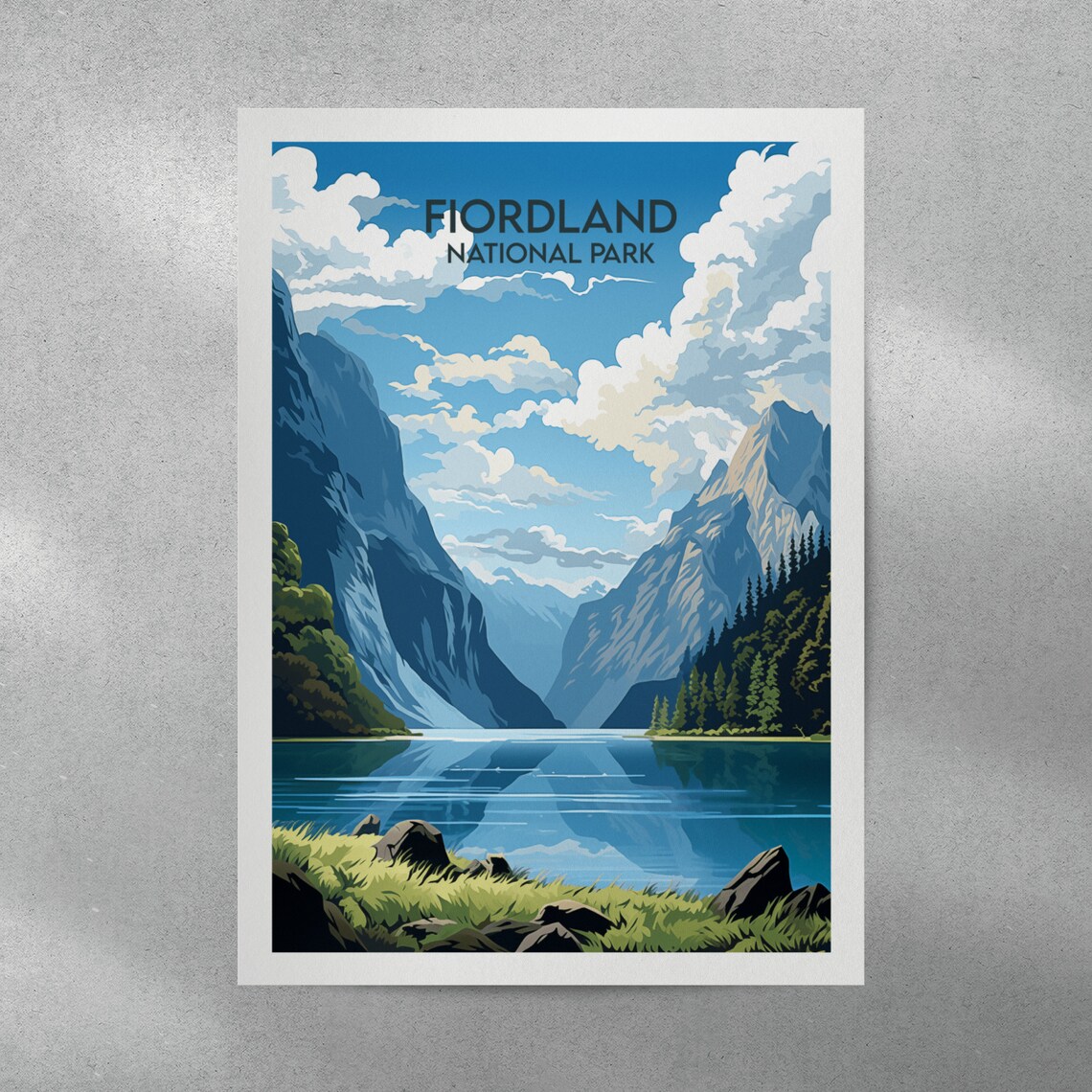 Fiordland National Park Wedding Gift Poster - Image 4