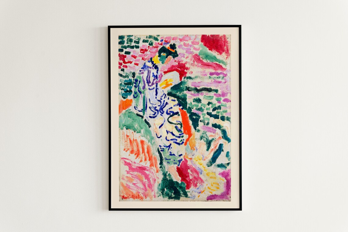 Henri Matisse La Japonaise Woman in Kimono Fauvist Painting Poster - Image 3