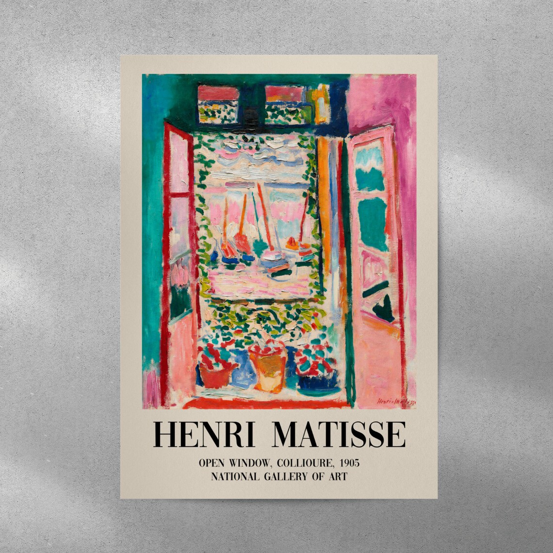 Matisse Open Window Collioure Vintage Art Print - Image 4