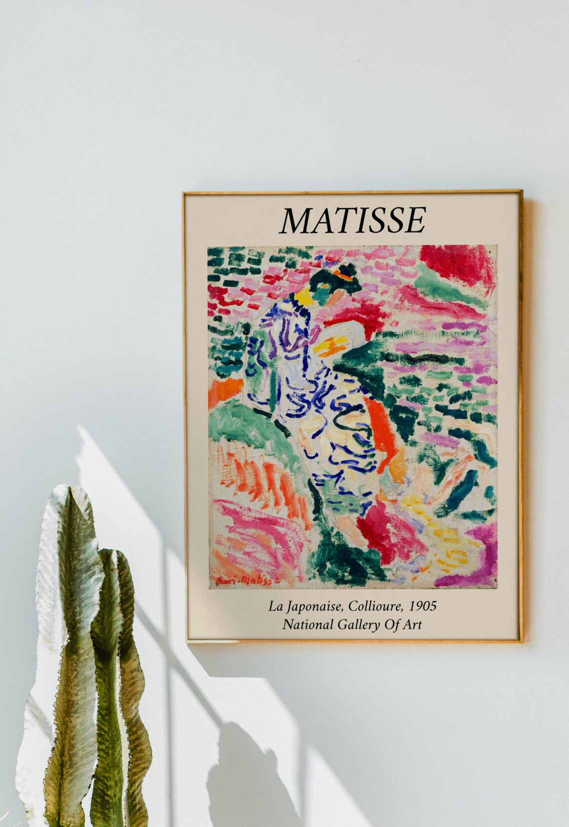 Matisse La Japonaise Collioure 1905 National Gallery of Art Poster - Image 2